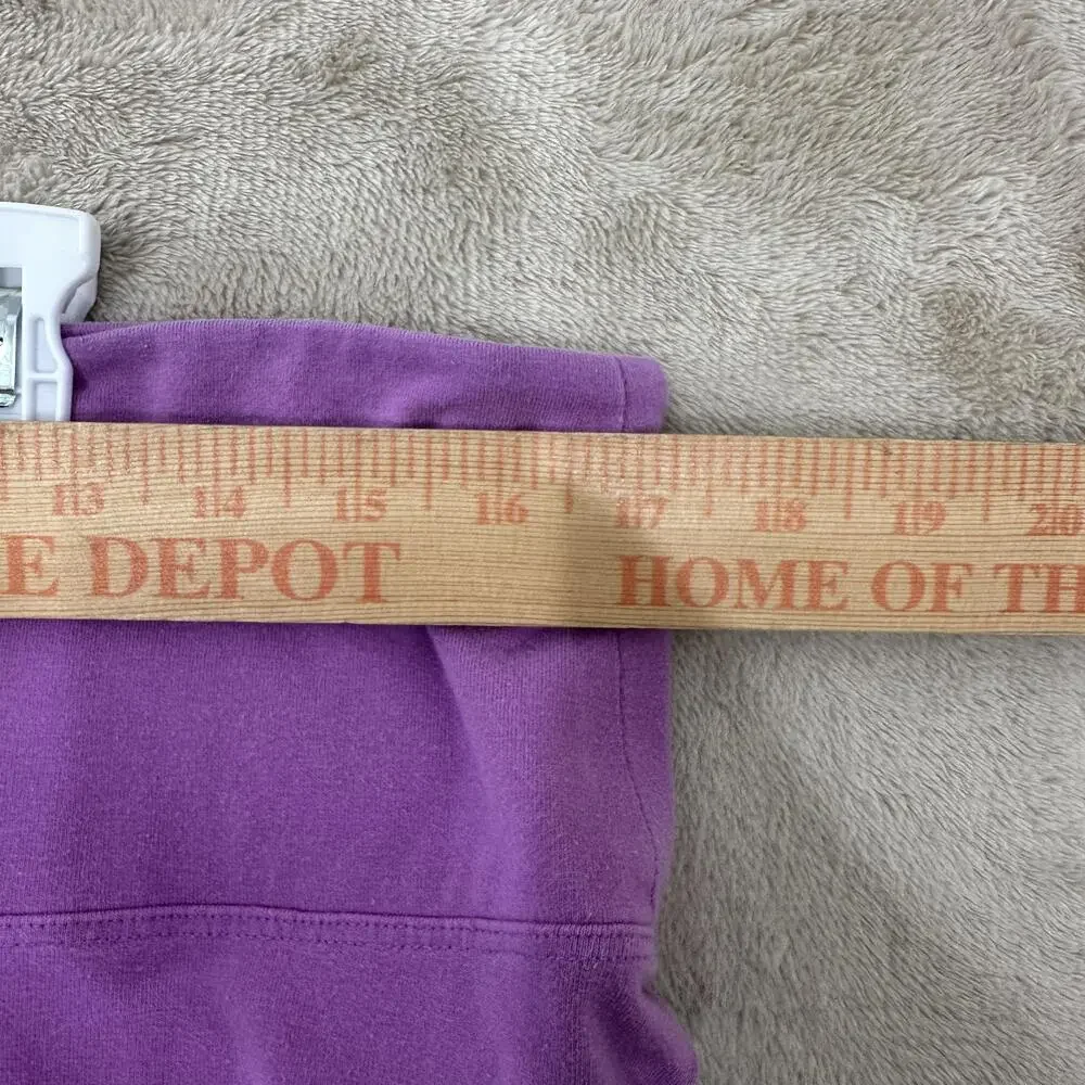 PINK Victoria's Secret Shorts Womens XXL Purple Biker Logo Stretch Activewear